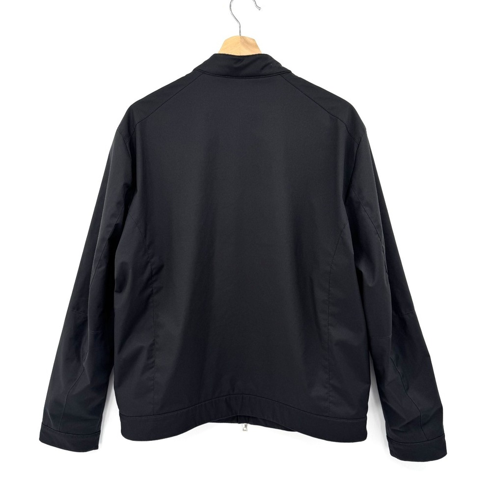 Michael Kors Men's Black Full Zip Bomber Jacket Size Large Minimalist - Picture 5 of 11